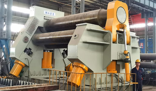 Ventajas y proceso tecnológico de la máquina de enrollado de cuatro rodillos