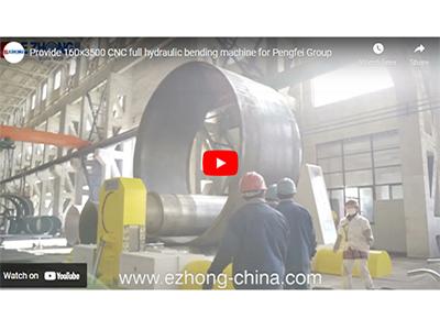 Proporcionar 160 × 3500 máquina de flexión hidráulica completa CNC para Pengfei Group