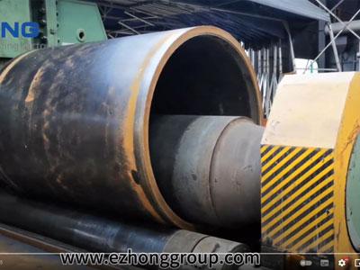 120x3200 EZHONG, máquina de laminación de placa de 3 rollos