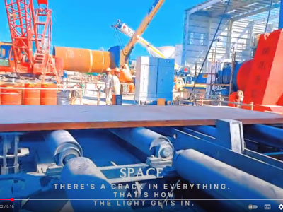 Máquina de laminación de placa de 3 rollos totalmente hidráulica de los Emiratos Árabes Unidos