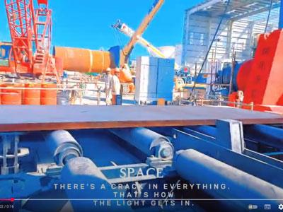 Máquina de laminación de placa de 3 rollos totalmente hidráulica de los Emiratos Árabes Unidos