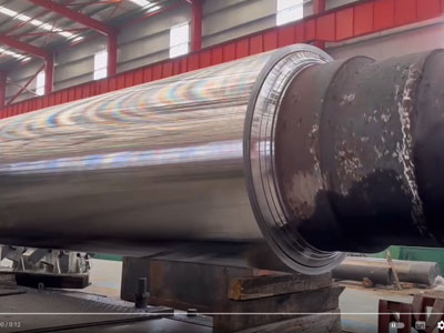 Acabado del rollo de trabajo